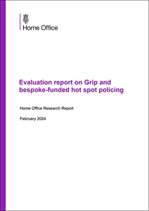 Evaluation report on Grip and bespoke-funded hot spot policing