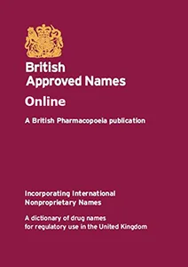 British Approved Names (BAN) online